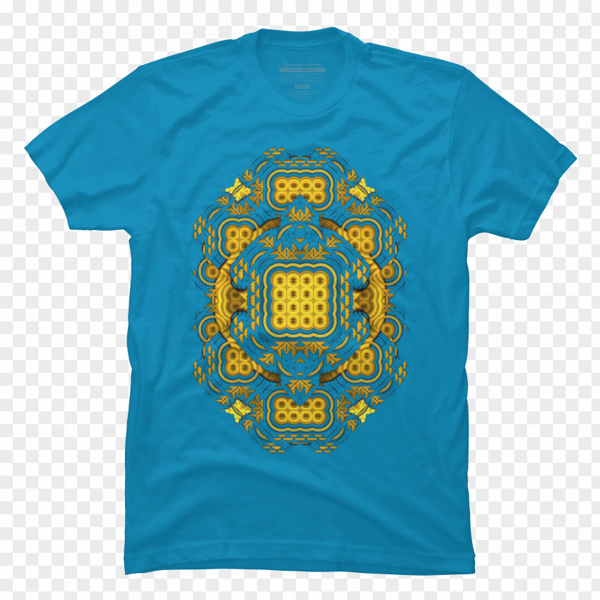T-shirt Colored Gold Design By Humans Talisman PNG