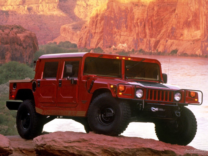 Hummer H1 Car Pickup Truck Fuel PNG