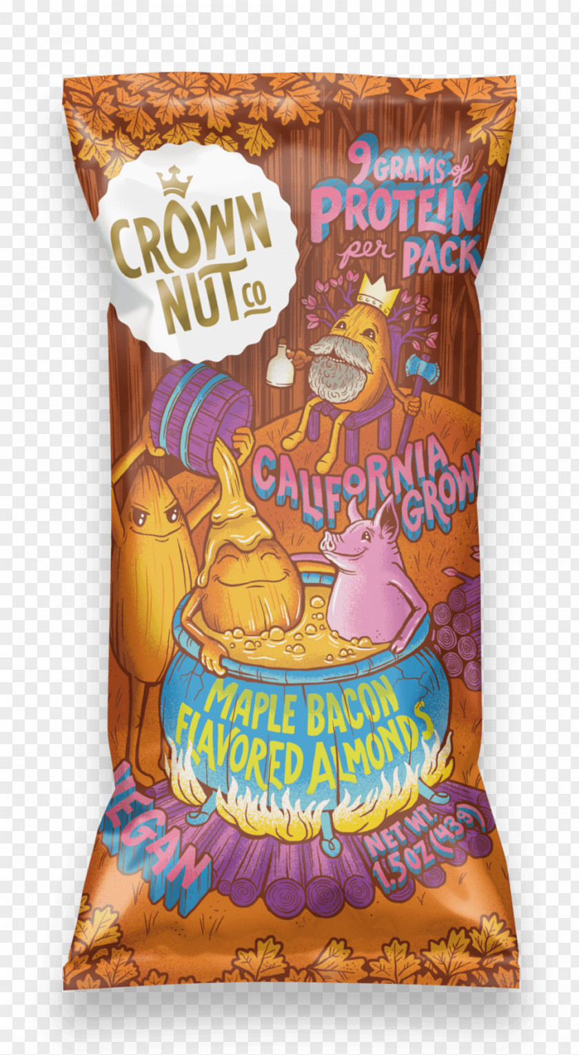 Nuts Package Crown Nut Co Potato Chip Almond Flavor PNG