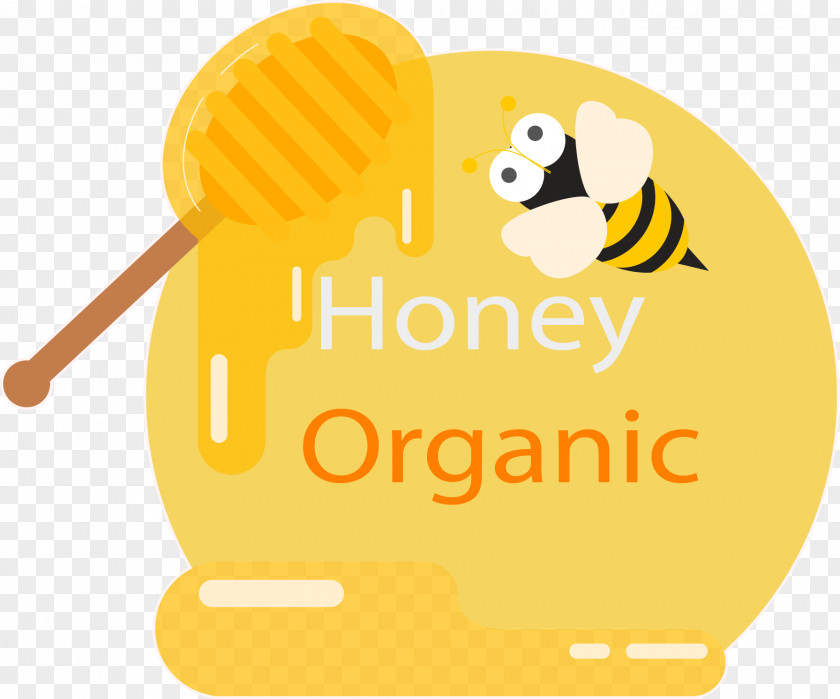 Honey Packaging Sticker Paper Bee And Labeling PNG
