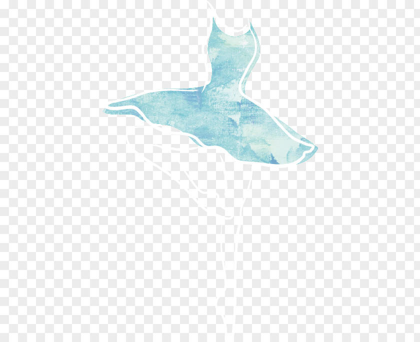 Vector Painted Ballet Blue PNG