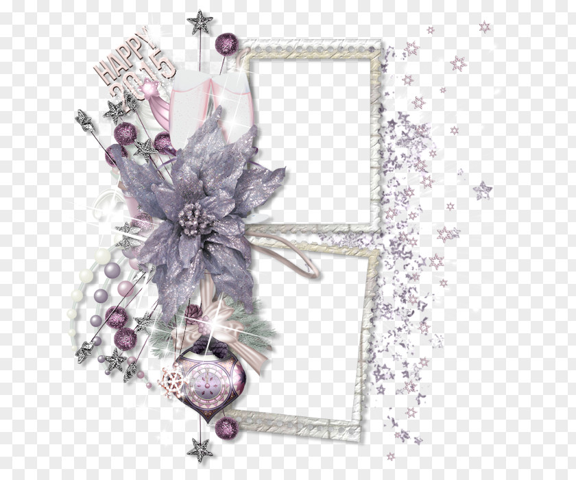 Aware Frame Digital Scrapbooking New Year's Day Holiday Wish PNG