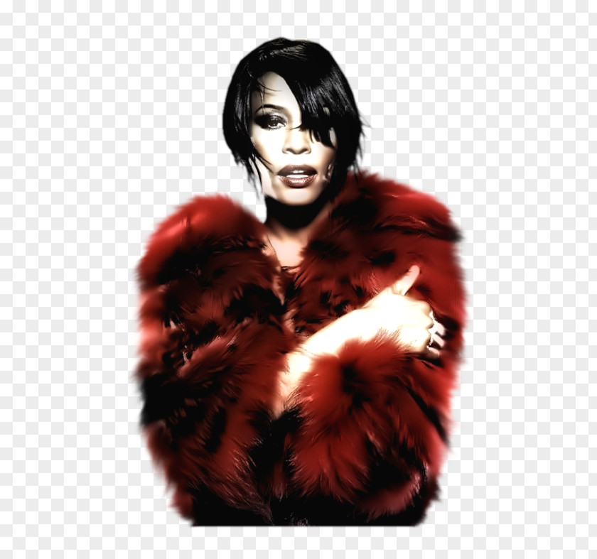 Female Photographer Fur My Love Textile Whitney Houston PNG