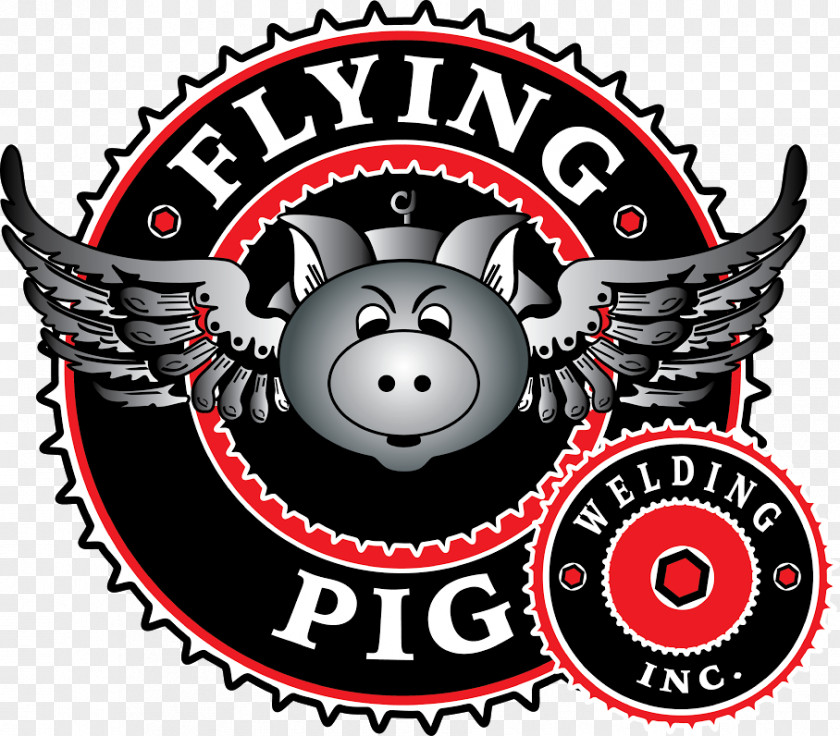Pig Flying Logo Recreation Animal Font PNG