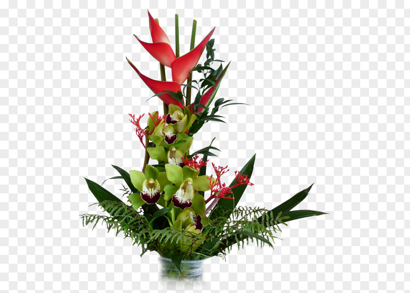 Red Flower Floral Decoration Bouquet Design PNG