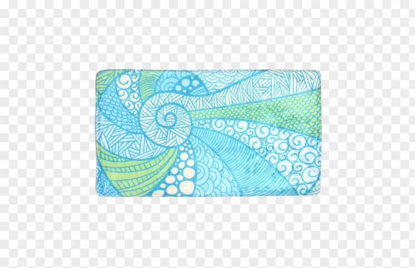 Eidi Place Mats Rectangle Turquoise PNG