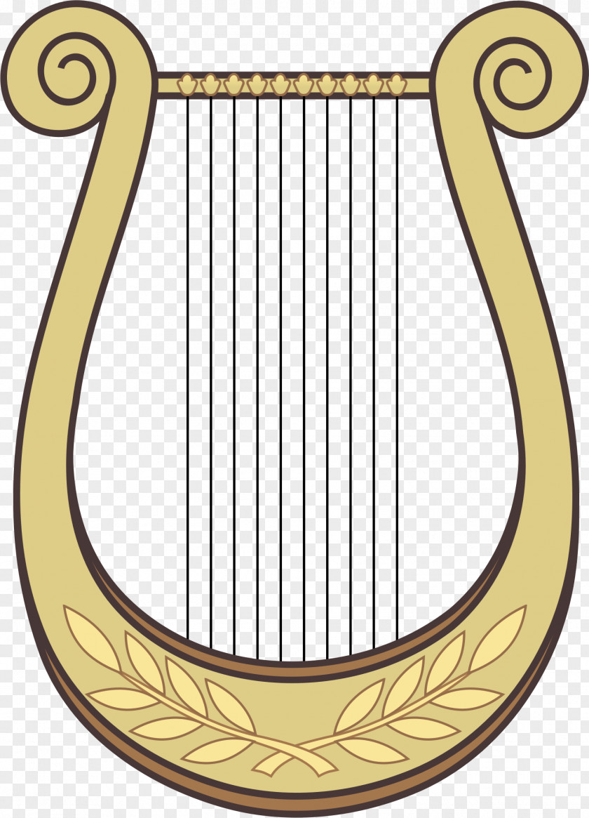 Harp Celtic Clip Art PNG