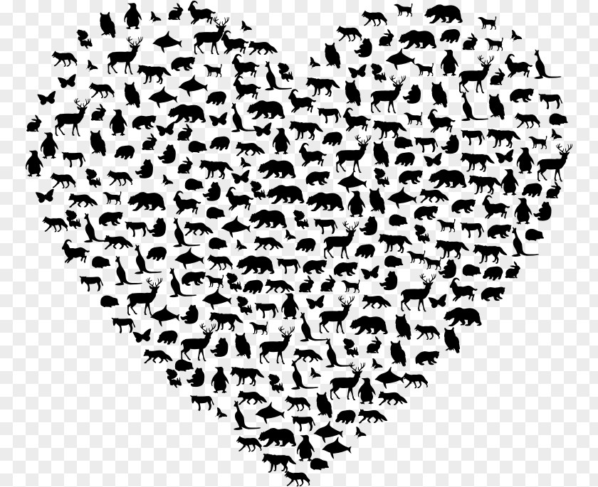 Heart Phalène Animal Papillon Dog Clip Art PNG