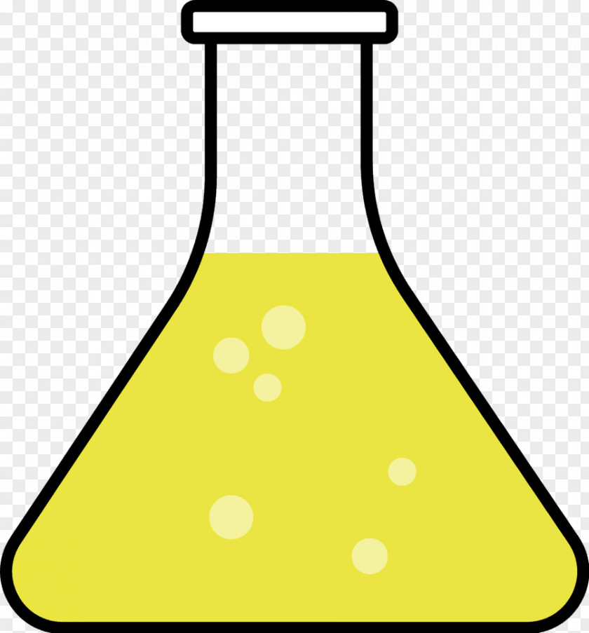 Science Beaker Cliparts Yellow Area Font PNG