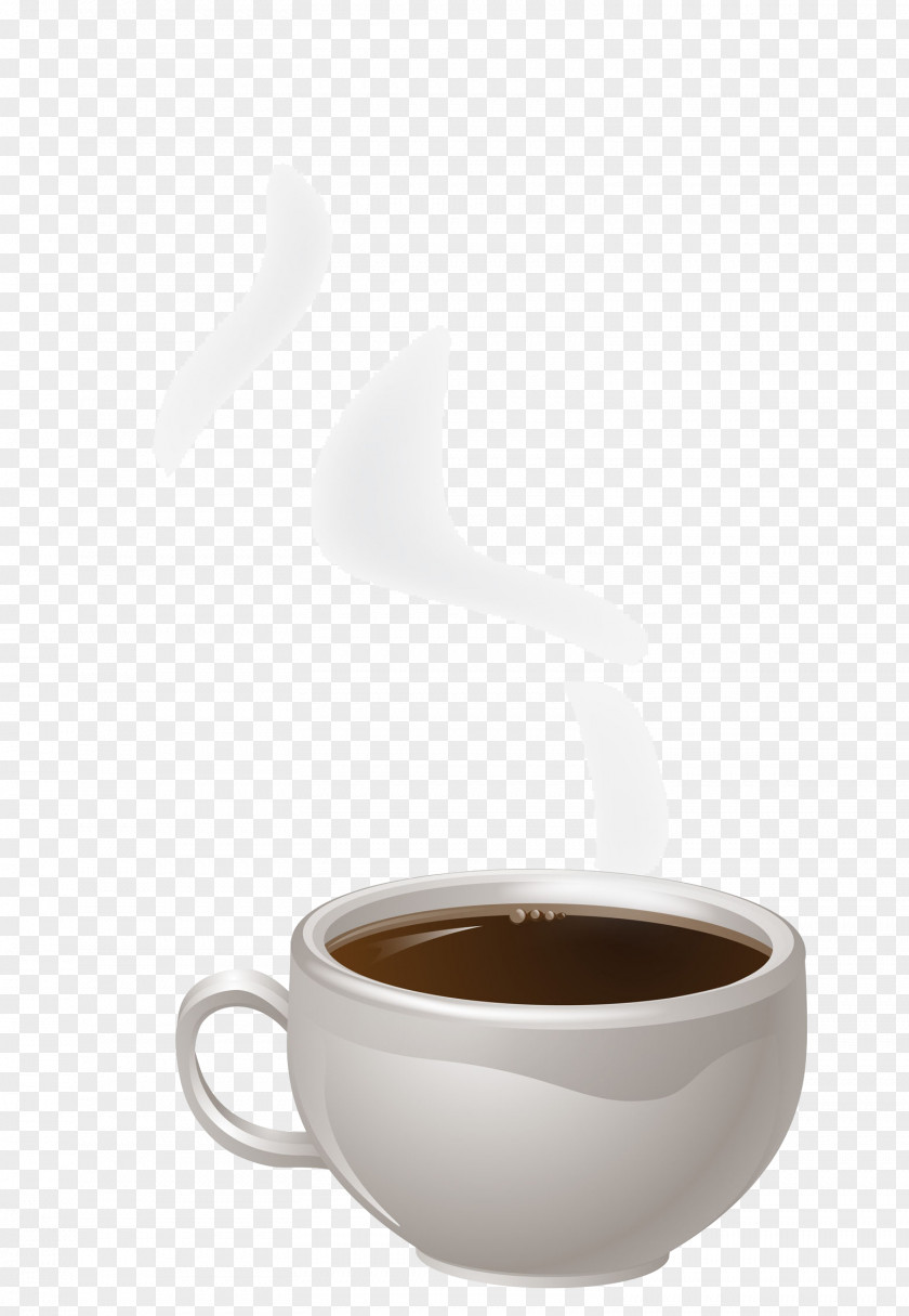 Steaming Hot Coffee Cup Ristretto Cappuccino PNG