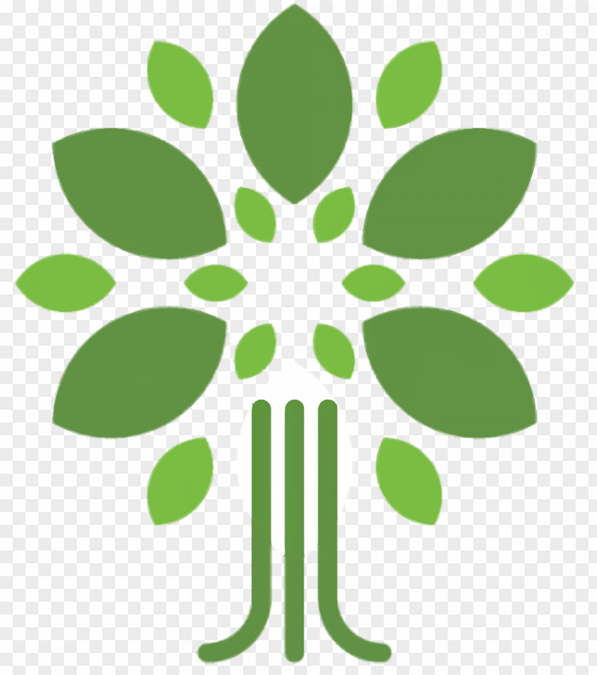 Symbol Plant Green Leaf Logo PNG