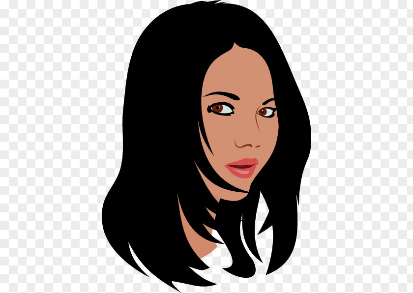 Black Women Cliparts Hair Brown Clip Art PNG