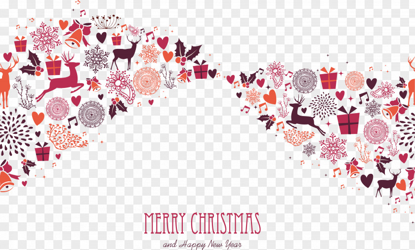 Christmas Greeting Card Background,material Flower Euclidean Vector Wallpaper PNG