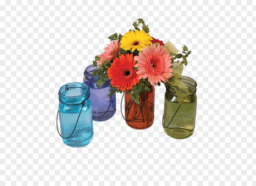 Mason Jar Cut Flowers Floral Design Floristry Vase PNG