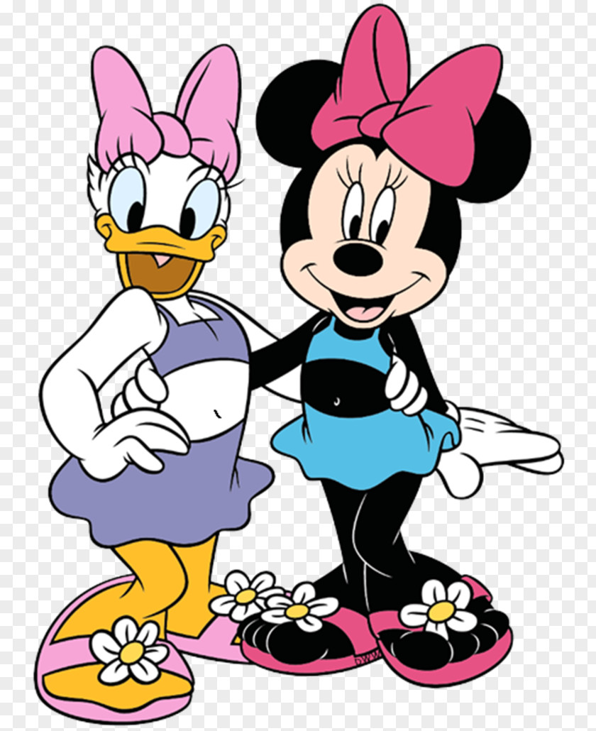 Minnie Mouse Daisy Duck Mickey Donald Clarabelle Cow PNG