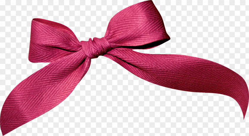 Red Bow Cloth Textile Ribbon PNG