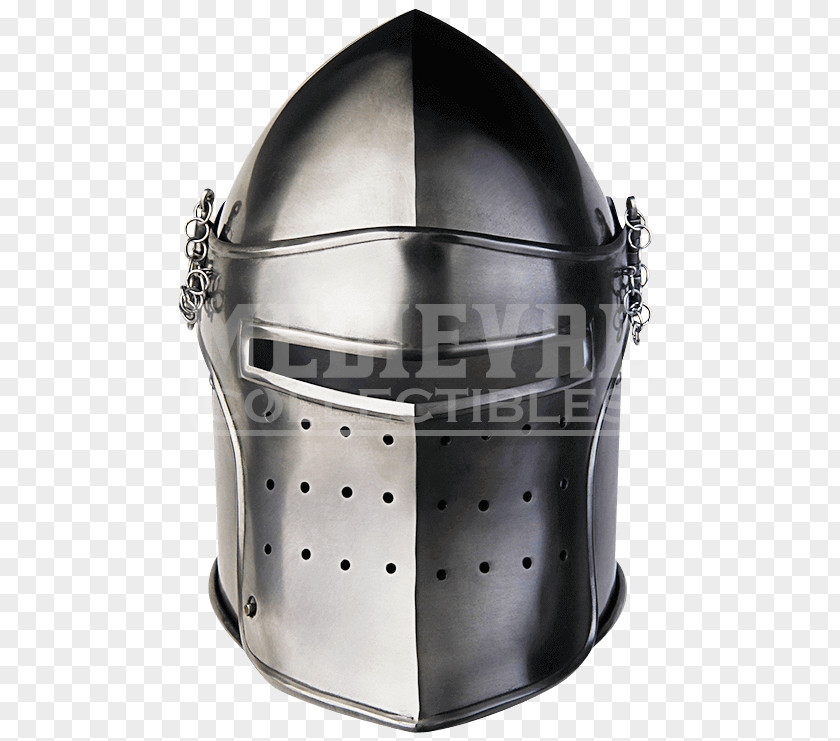 Steel Visor Bascinet Helmet Barbute Knight PNG