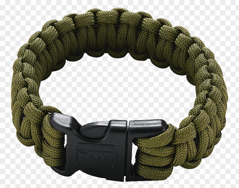 Knife Parachute Cord Columbia River & Tool Survival Skills Bracelet PNG