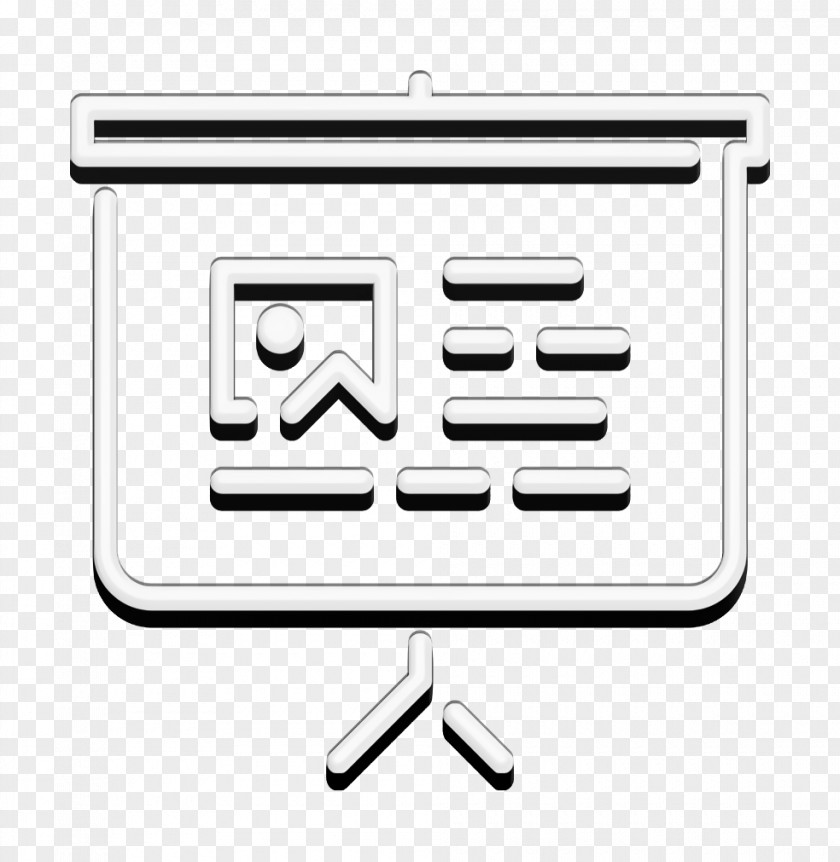 Line Art Logo Presentation Icon PNG