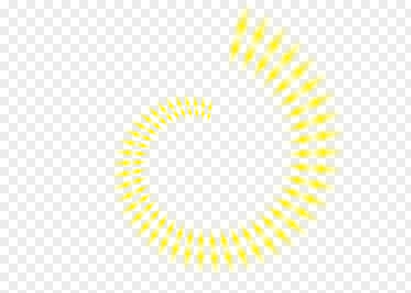 Luces Yellow Circle Font PNG