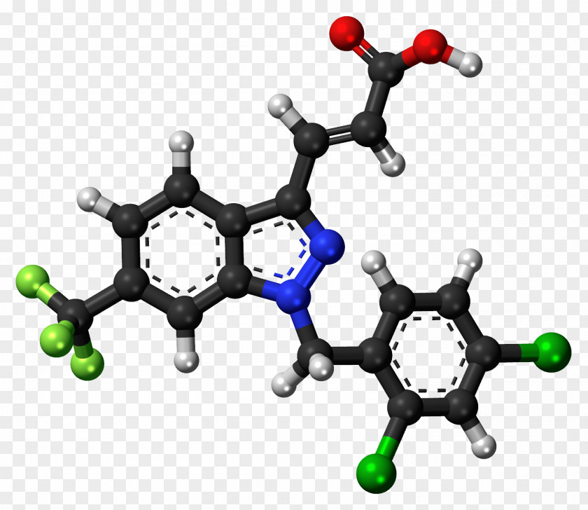 Model Serotonin 5-HT Receptor Neurotransmitter Ball-and-stick Gastrointestinal Tract PNG