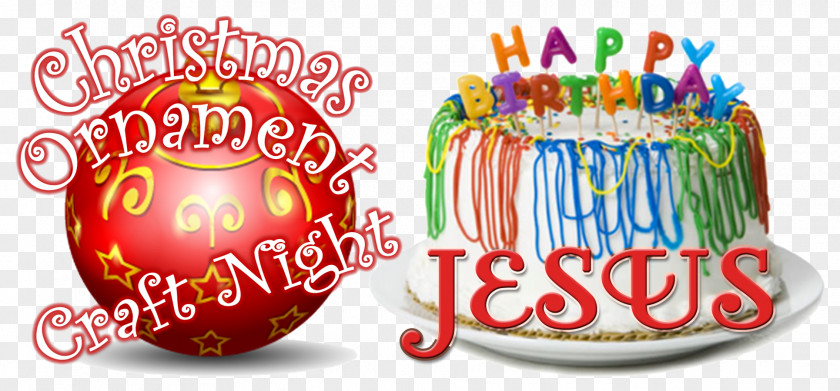 Red Greeting Card Happy Birthday Christmas Day Jesus Ornament PNG
