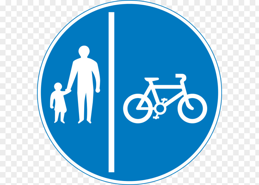 Traffic Signs Cycling Bicycle Pedestrian Walking Sign PNG