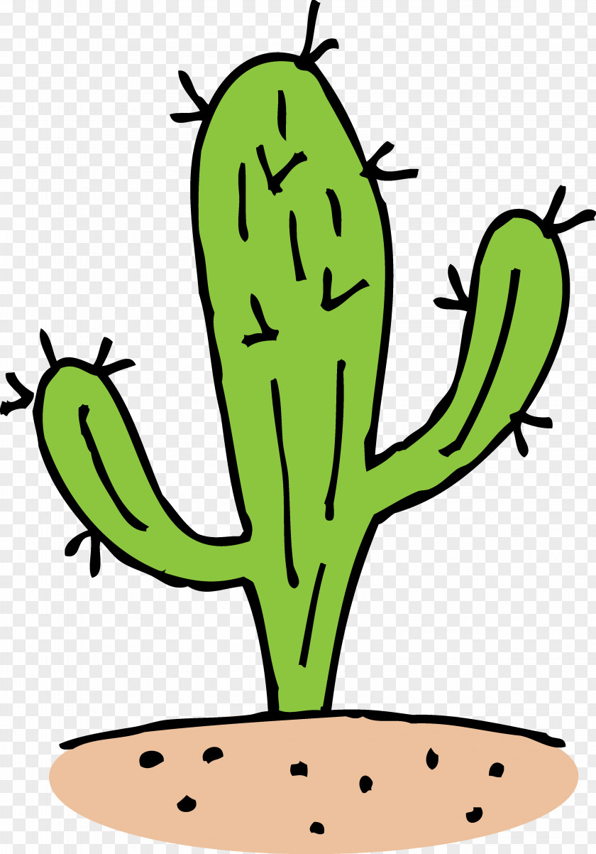 Animated Cactus Cliparts Cactaceae Black And White Saguaro Clip Art PNG