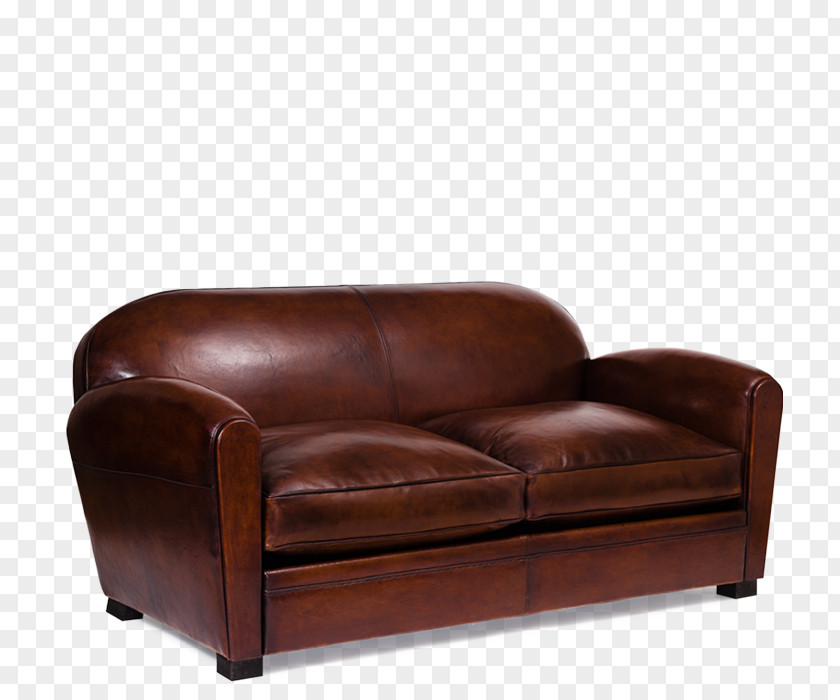 Canapé Club Chair Leather Couch Furniture Fauteuil PNG