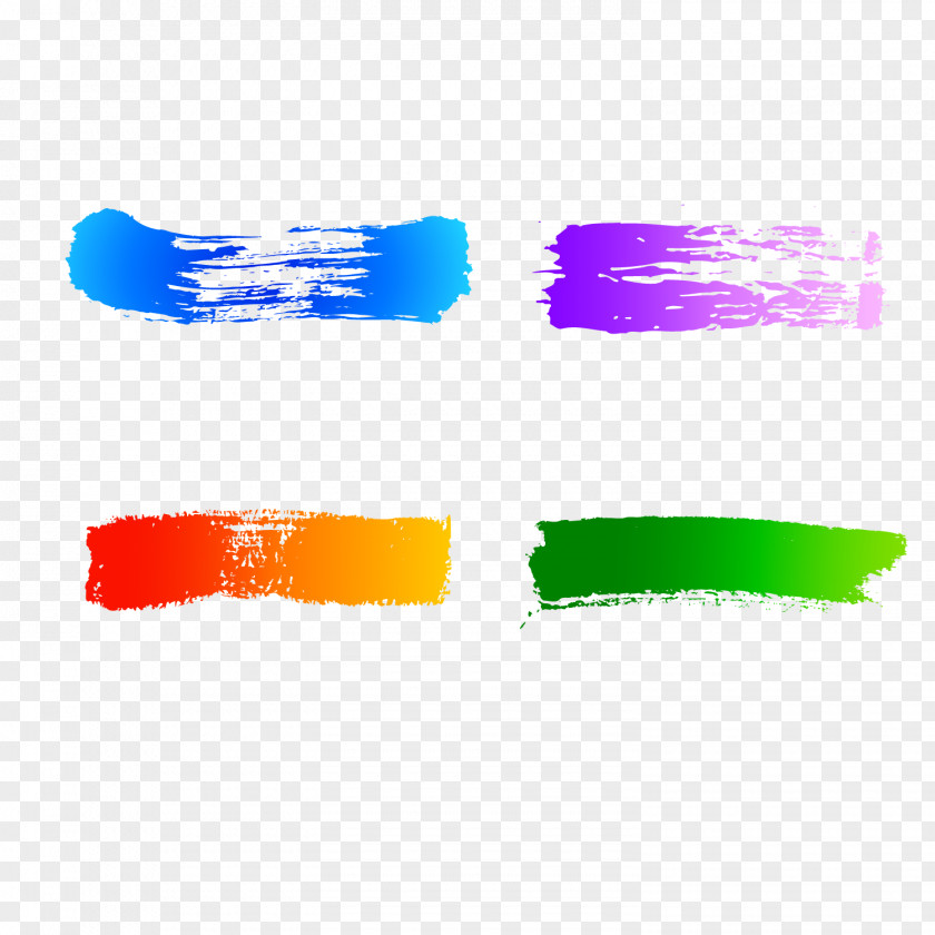 Color Brush Ink PNG