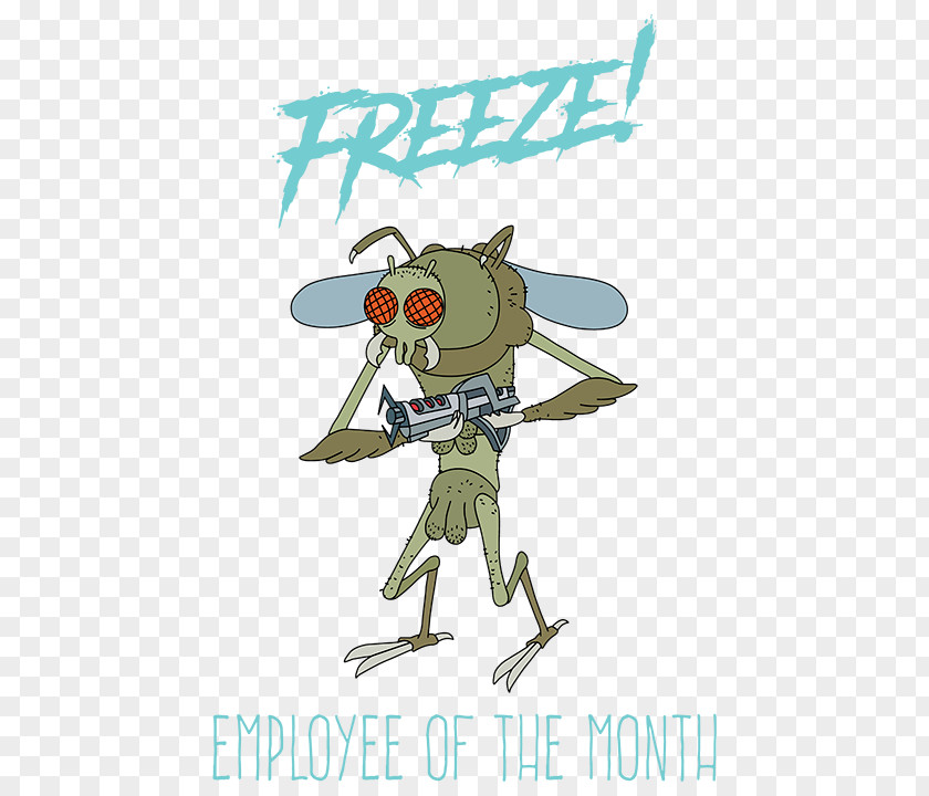 Employee Of The Month Printed T-shirt Cotton Character Film PNG