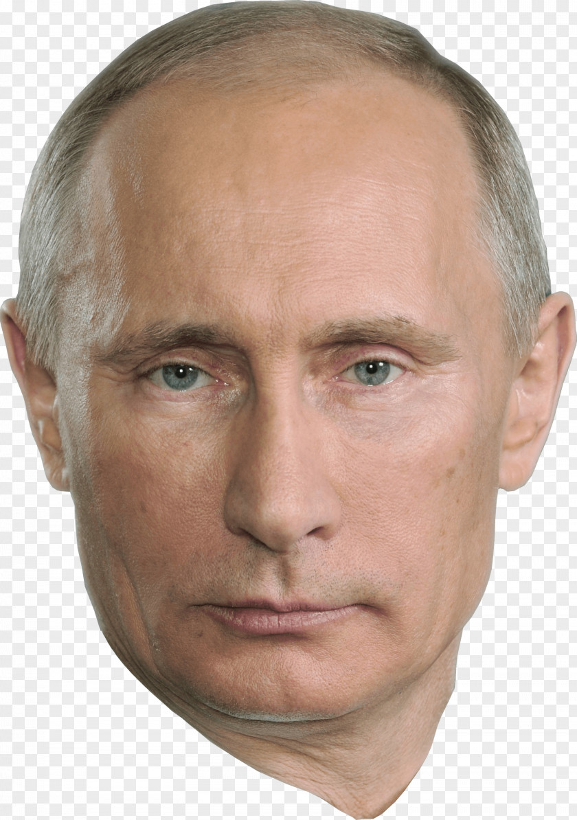 Vladimir Putin Face Image Russia Mask PNG