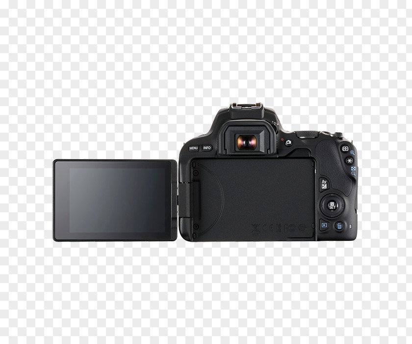 Canon Digital Camera Viewfinder EOS 200D EF-S 18–55mm Lens SLR PNG