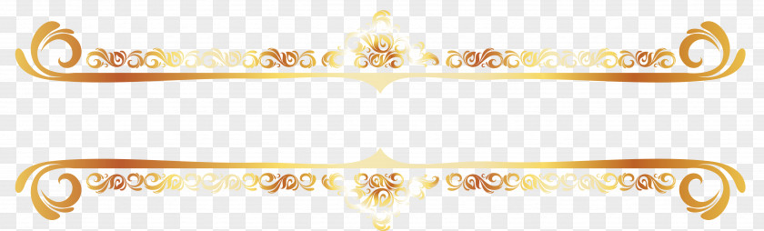 Continental Gold Line Border Vector Brand Yellow Pattern PNG