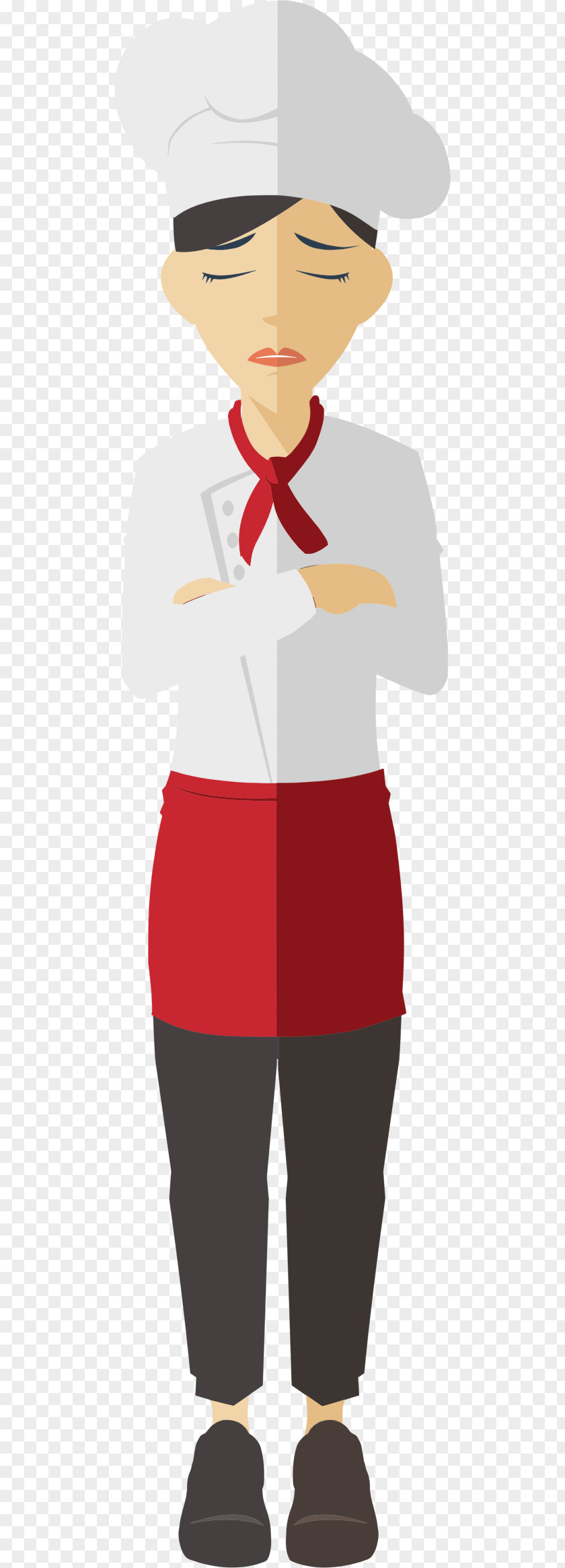 Female Chef Cooking Clip Art PNG