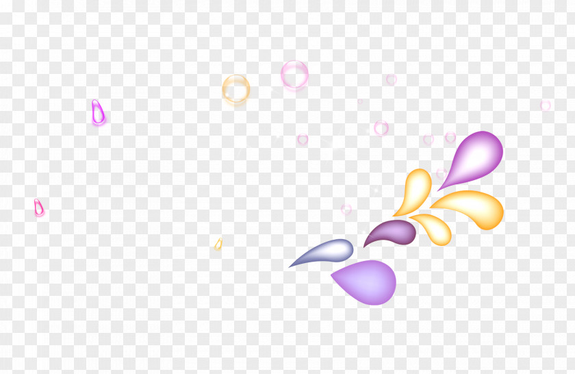 Floating Water Droplets Free Android PNG