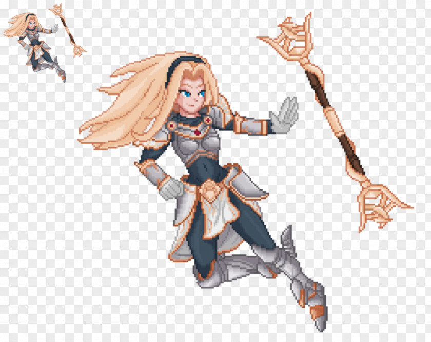 League Of Legends Sprite Light Lux 8-bit PNG