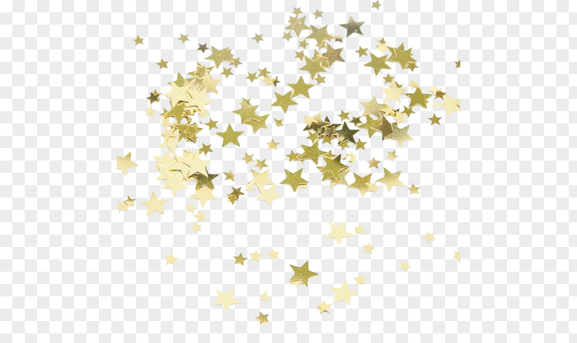 Overlay Star Gold Confetti Party Bride PNG