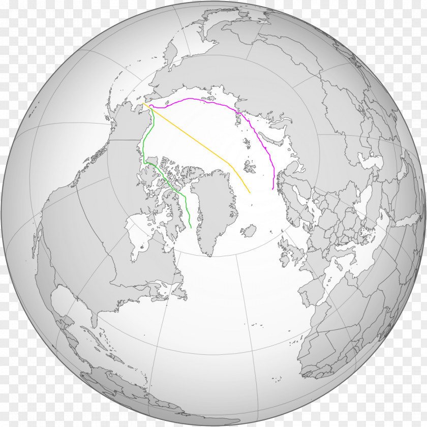 Route Maritime Arctic Shipping Routes Northwest Passage Northeast Northern Sea Transpolar PNG