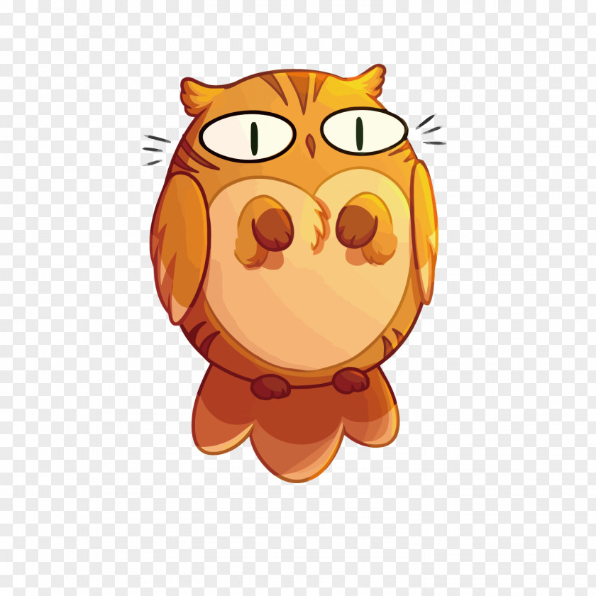 Vector Cartoon Cat T-shirt Owl Drawing PNG