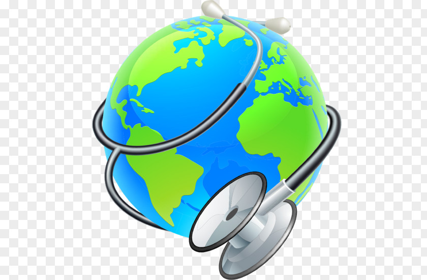 World Heath Day Vector Graphics Earth Illustration Stethoscope PNG