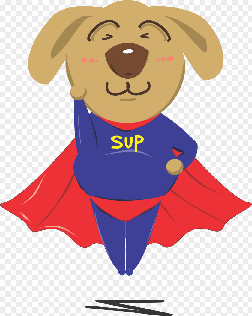 Cartoons Superman Dog Puppy Image Cartoon PNG