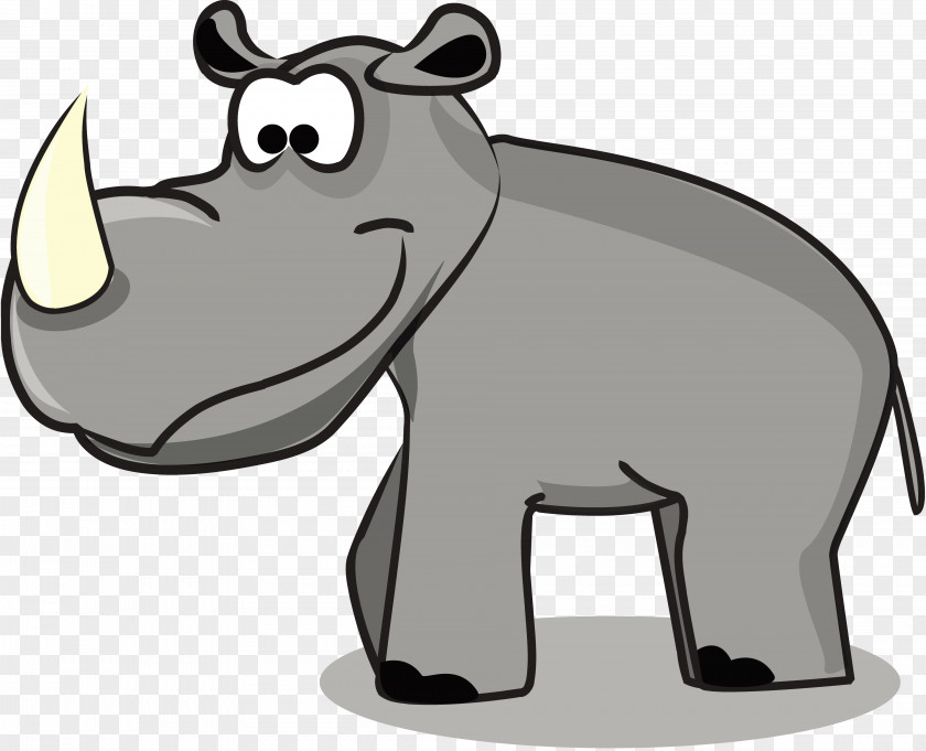 Eps (2) Rhinoceros Hippopotamus Cartoon Clip Art PNG