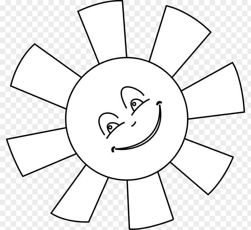 Free Vector Sun Coloring Book Child Adult Page PNG