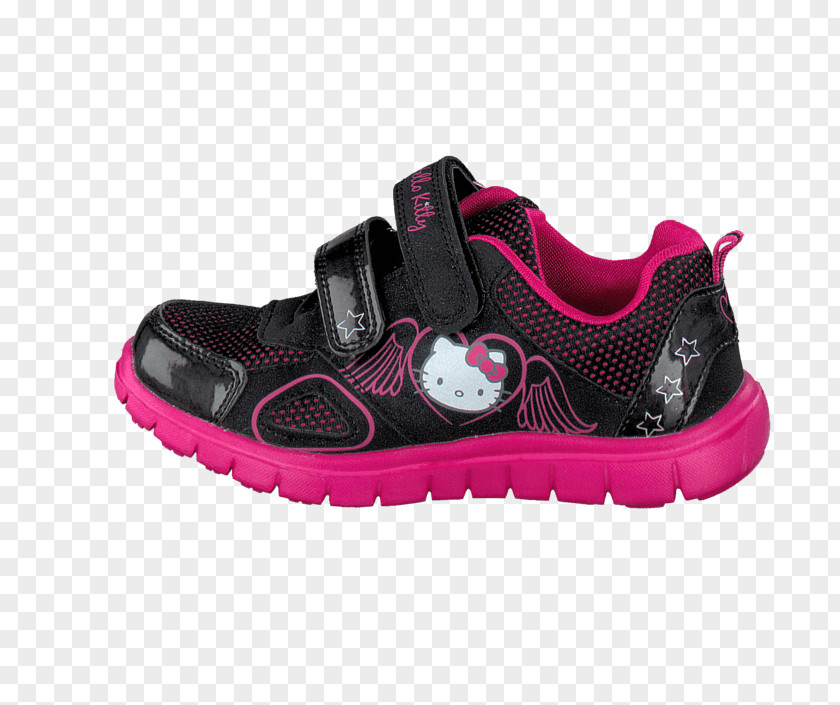 Hello Kitty Black And White Sneakers Shoe Sportswear Cross-training Walking PNG