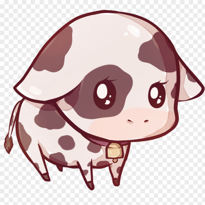 Kawaii Highland Cattle Kavaii Drawing Sticker Speed Painting PNG