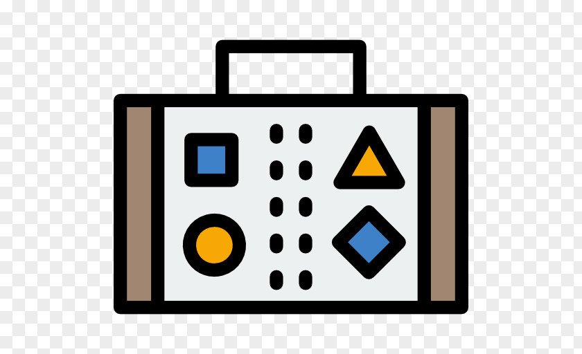 Radio Baggage Transport Icon PNG
