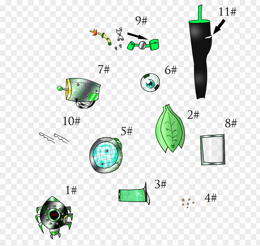 Technology Green PNG