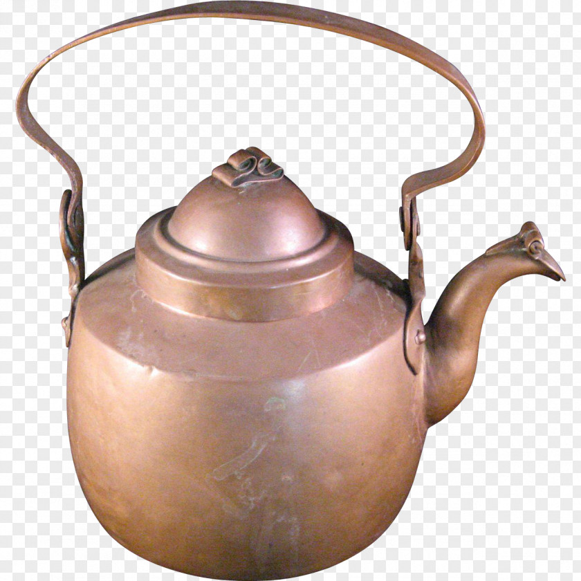 Kettle Teapot Tableware Copper Small Appliance PNG