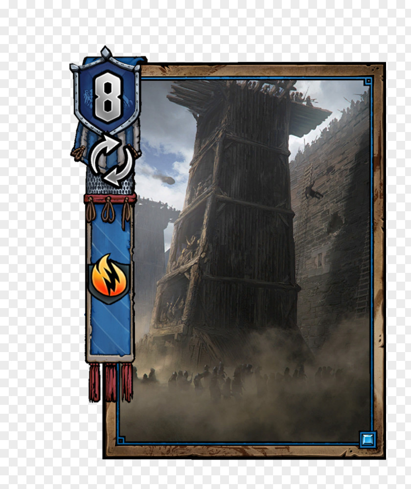 The Witcher Gwent: Card Game Siege Tower Engine PNG